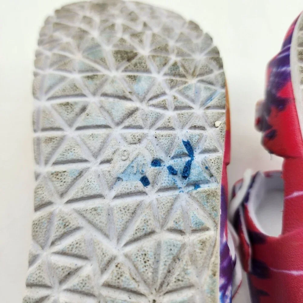 Tommy Bahama‎ Girls Tie Dye Strappy Open Toe Water Sandals Kids Size 9/10